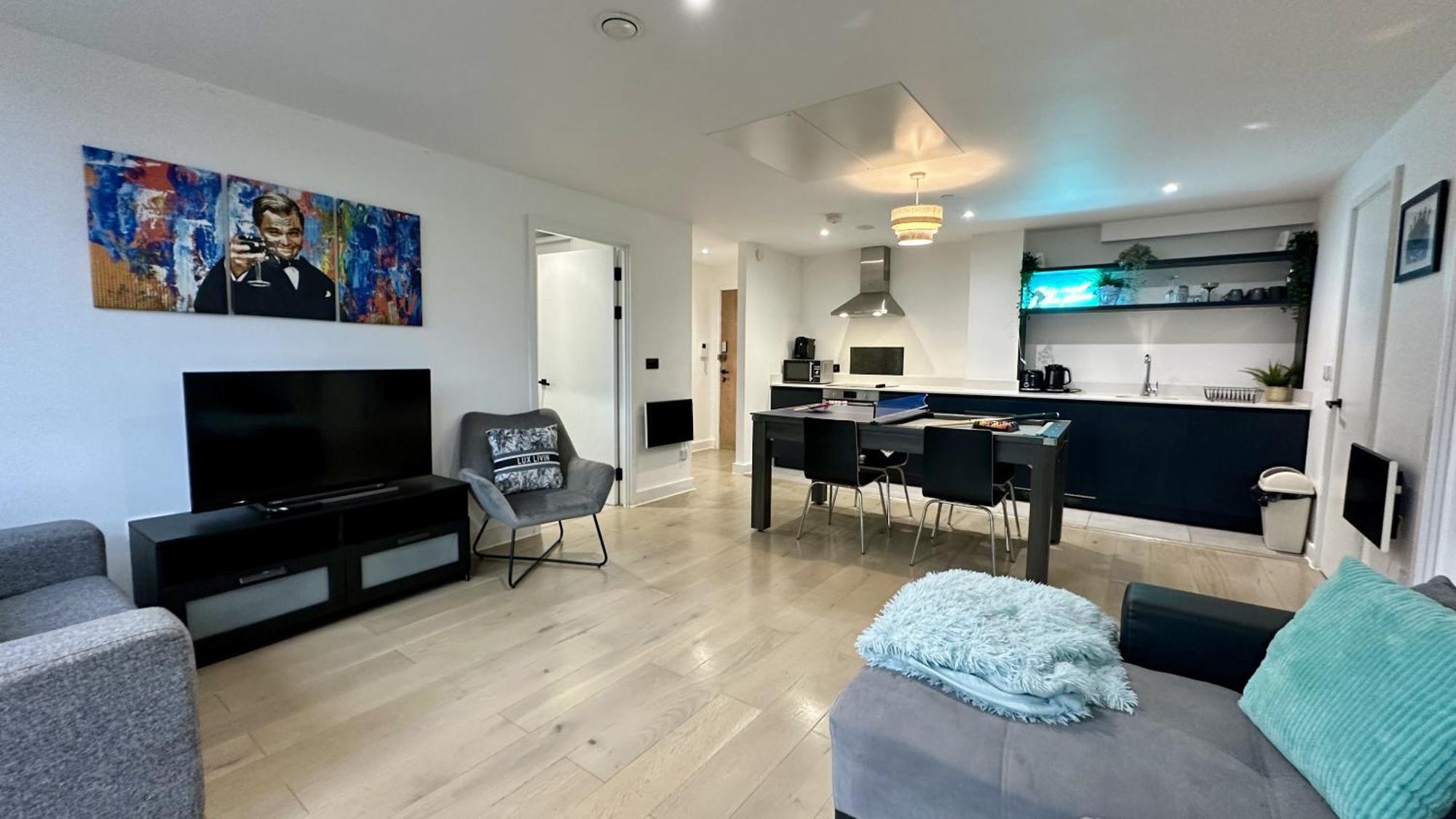 Lux Livin' Apartments - Luxury 2 Bed Apartment With Sky Garden Manchester Exterior foto