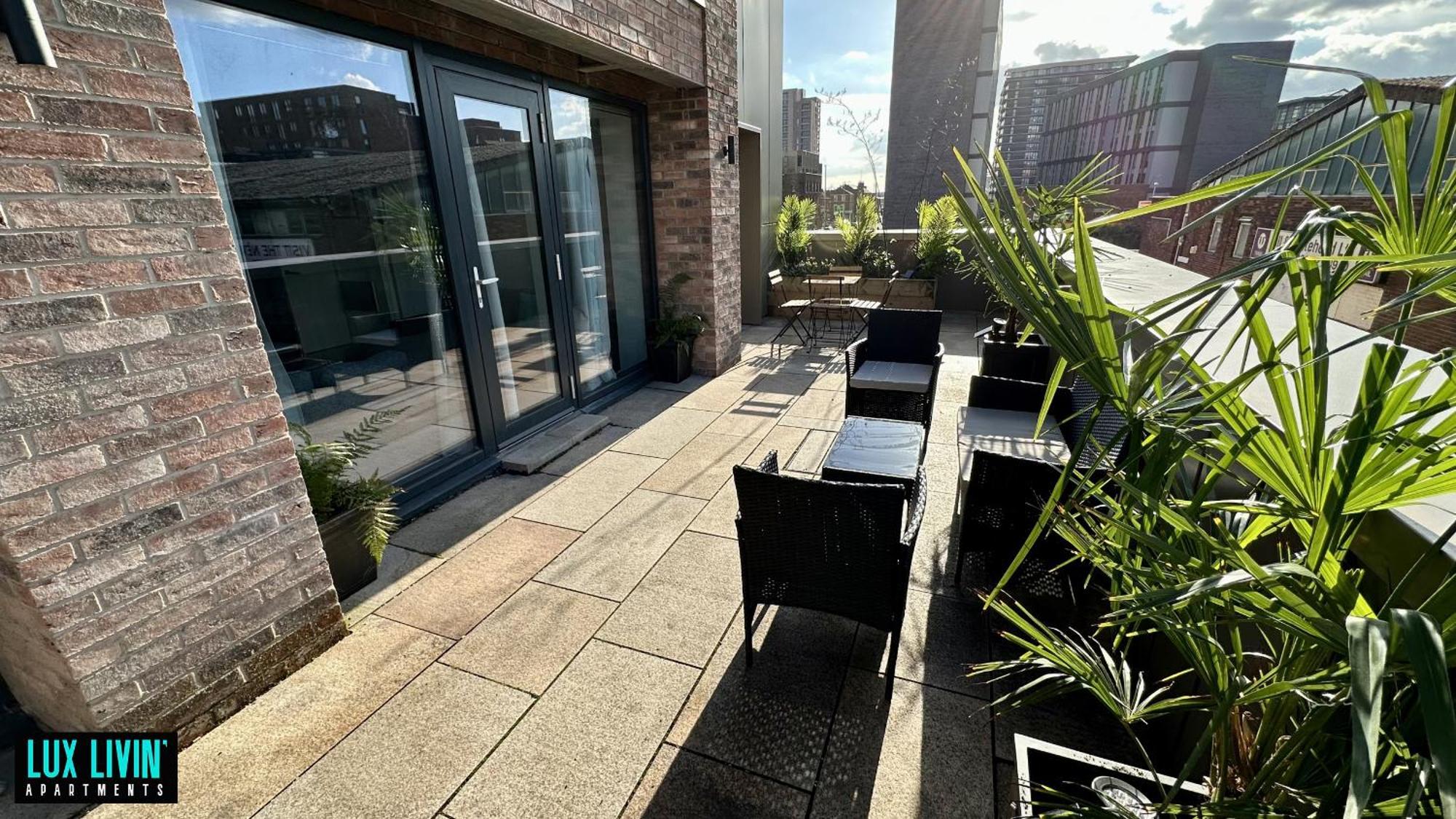 Lux Livin' Apartments - Luxury 2 Bed Apartment With Sky Garden Manchester Zimmer foto